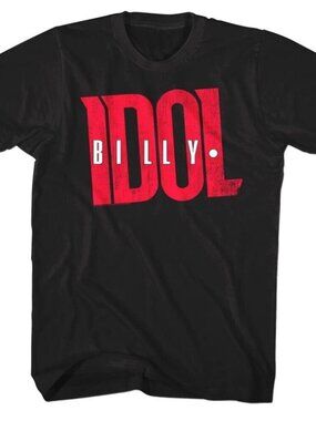 Billy Idol Vintage Punk Rock Logo Tour T-Shirt